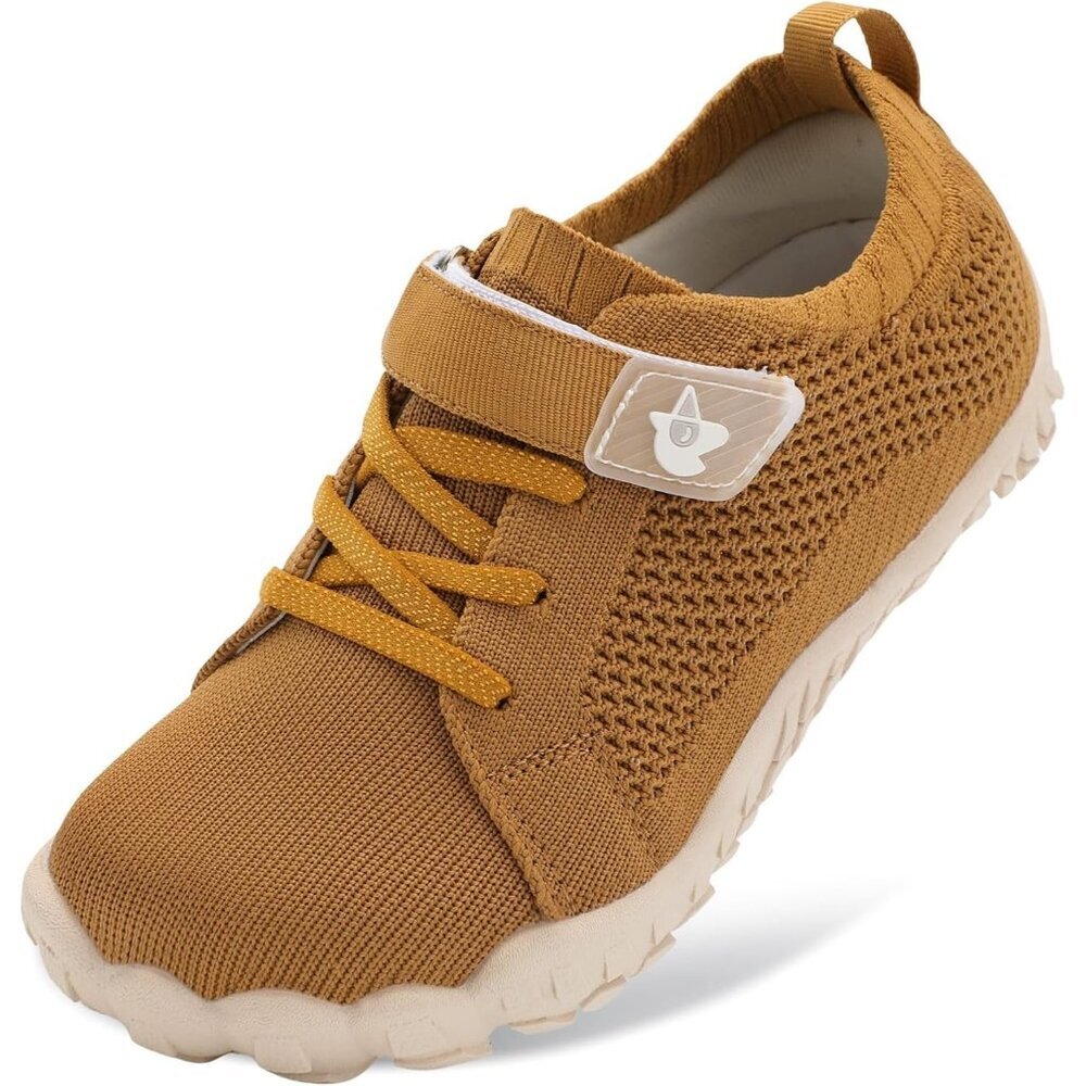 〽️Boys Brown Lightweight Hiking Sneakers Anti-Slip Comfortable Sport Shoes